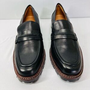 Madewell Black Leather Loafers